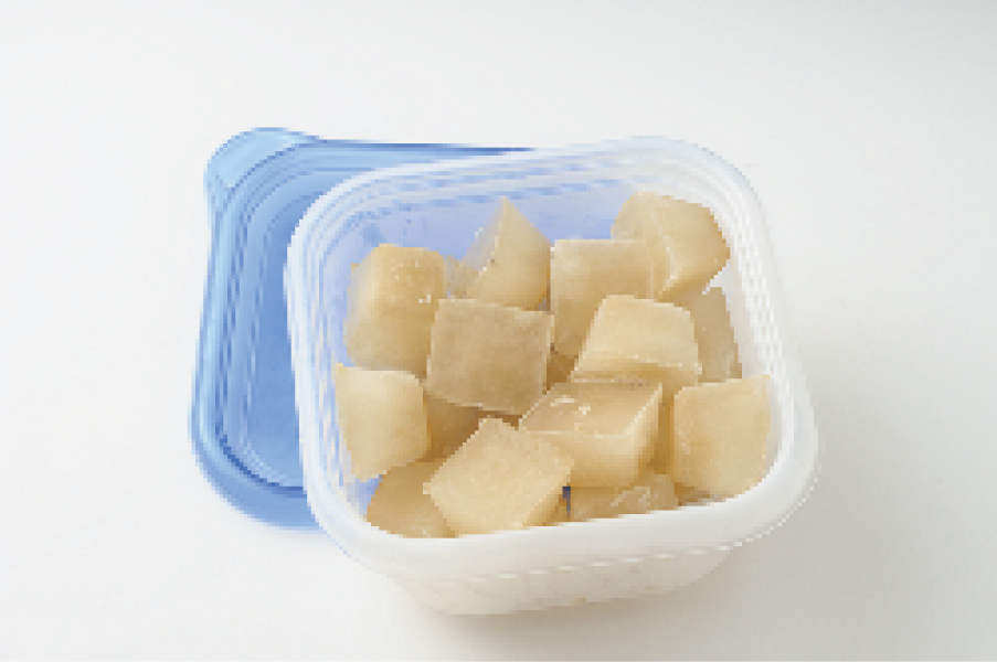 move the mushroom broth cubes to an airtight container and store them in the freezer